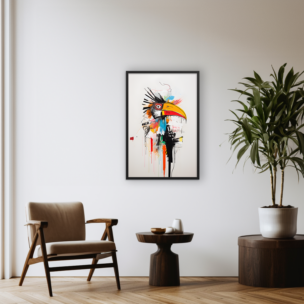 Abstract Bird Art Print #4