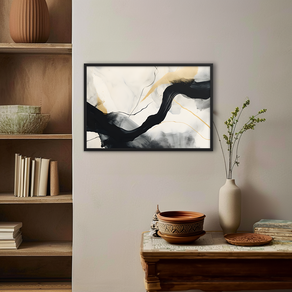 Mid Century Mirage - Abstract Art Print