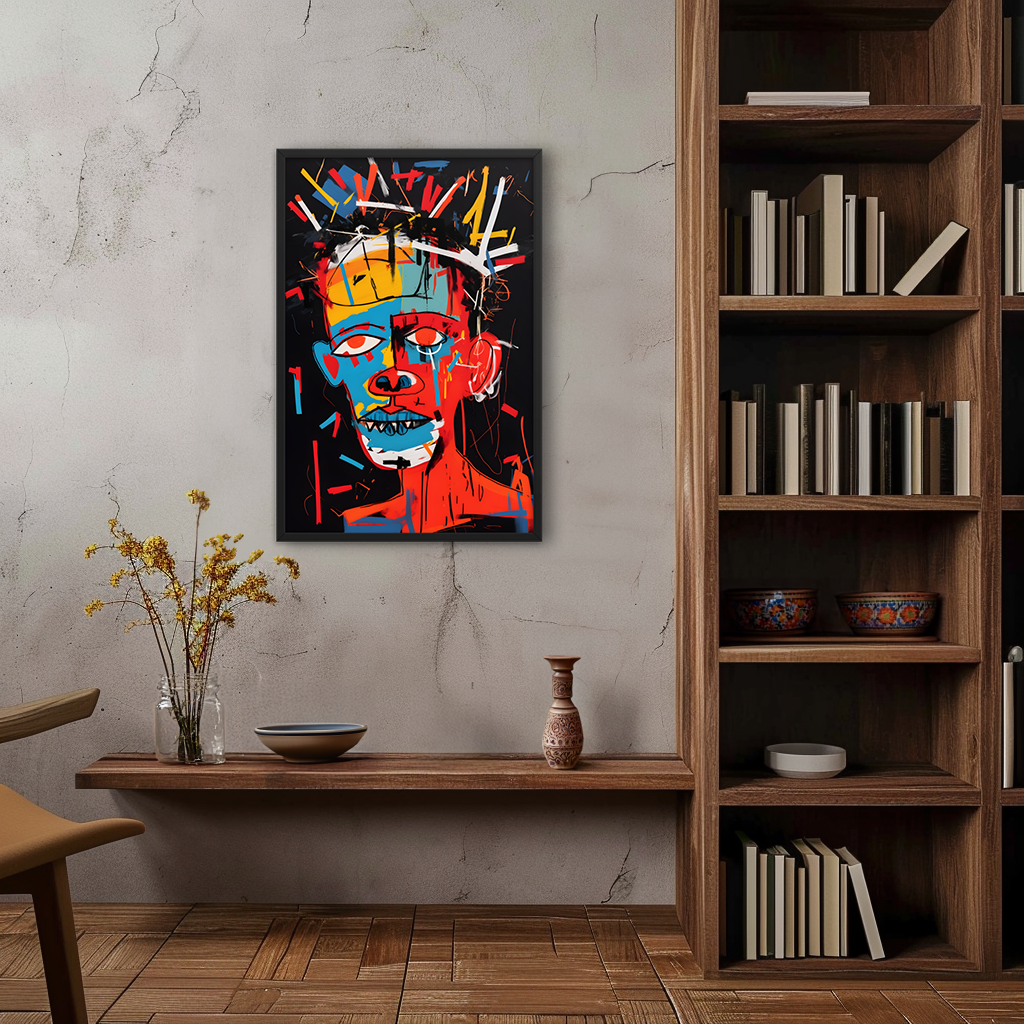 Heavy Is The Head - Basquiat Inspired Art Print