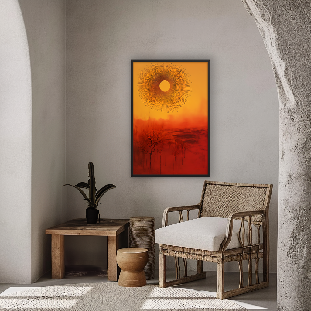 Saharan Sun - Abstract Art Print