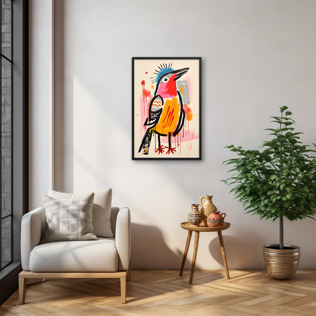 Abstract Bird Art Print #2