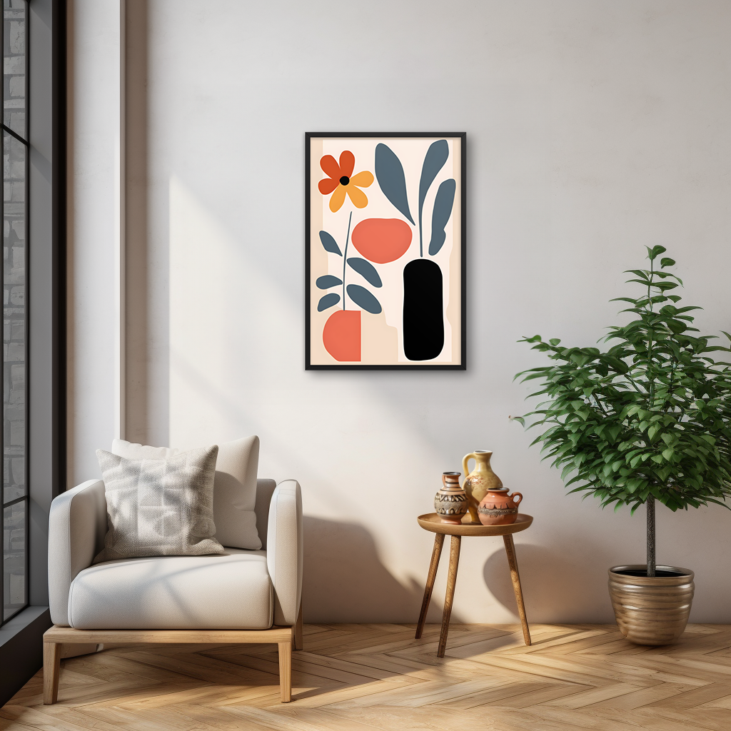 Matisse Blooms - Abstract Art Print