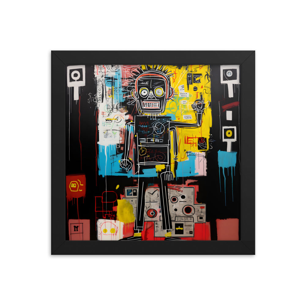 Basquiat Inspired Art Print: "Standing Strong"