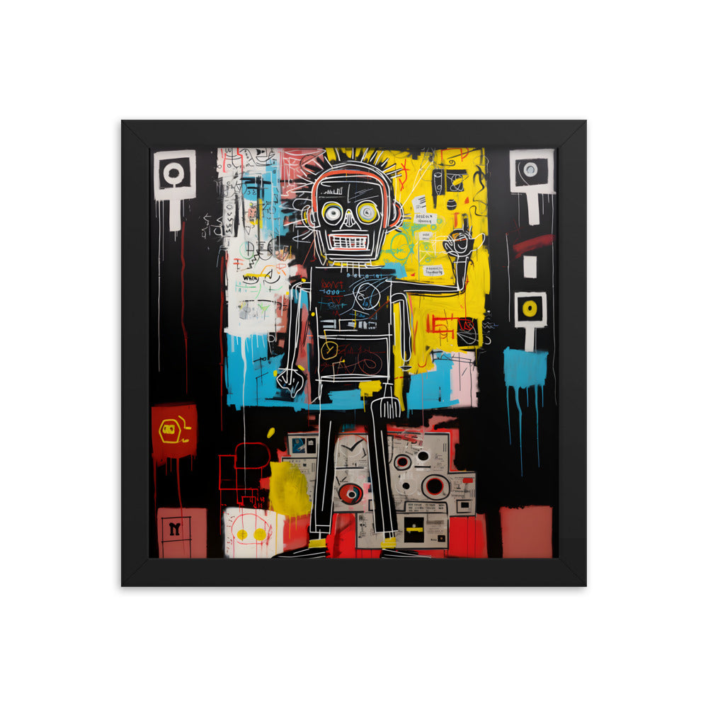 Basquiat Inspired Art Print: "Standing Strong"