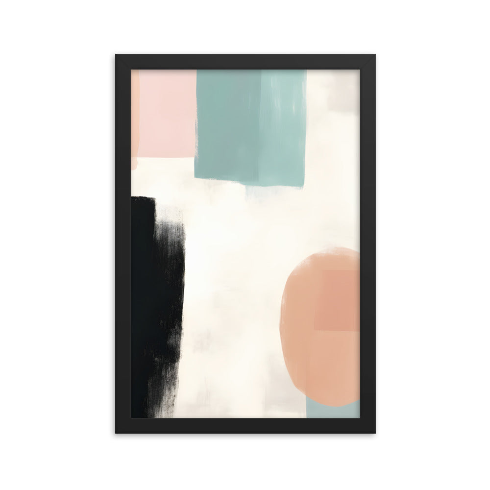 Pastel Mid-Century Harmony Art Print