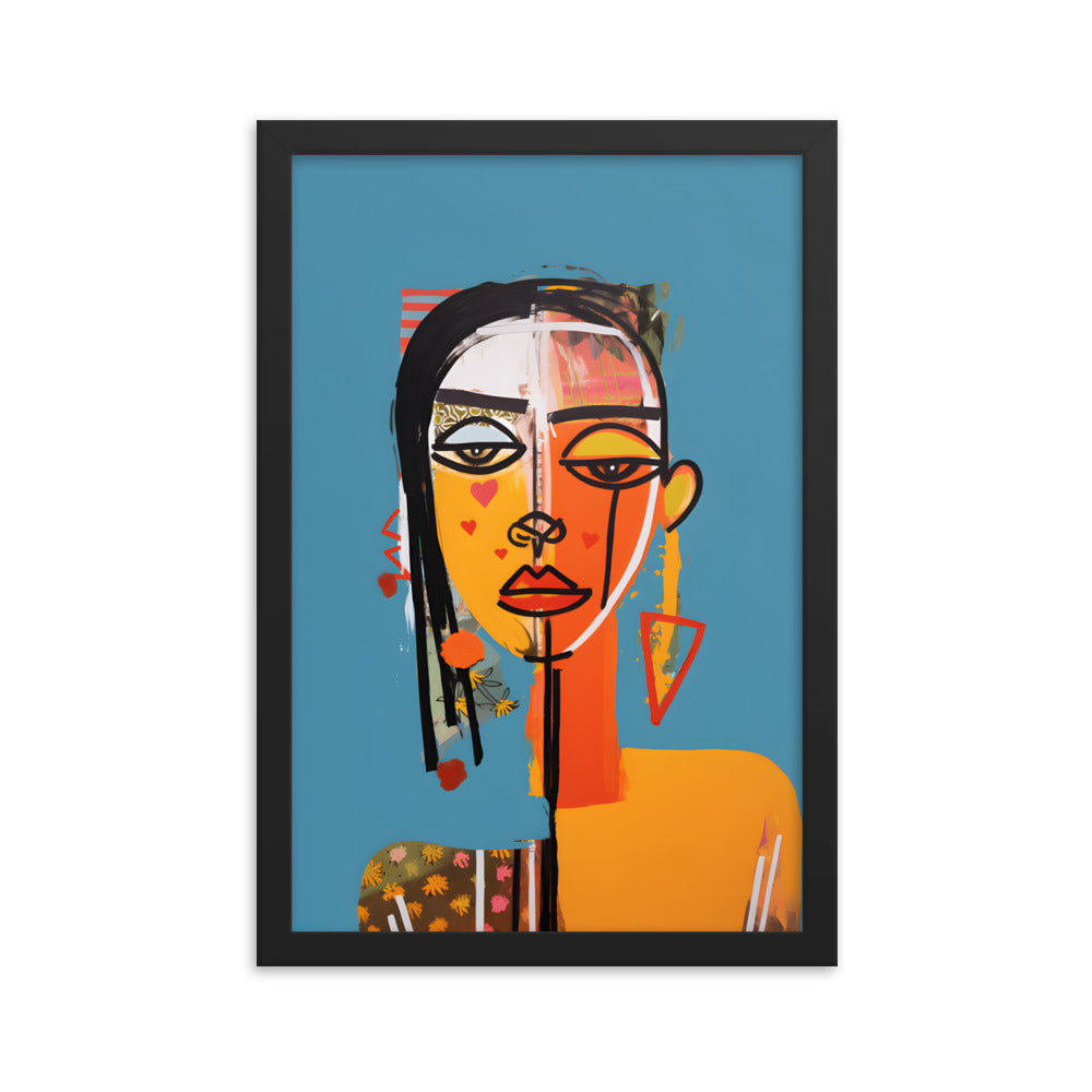 Radiant Woman 1 - Basquiat Inspired Art Print