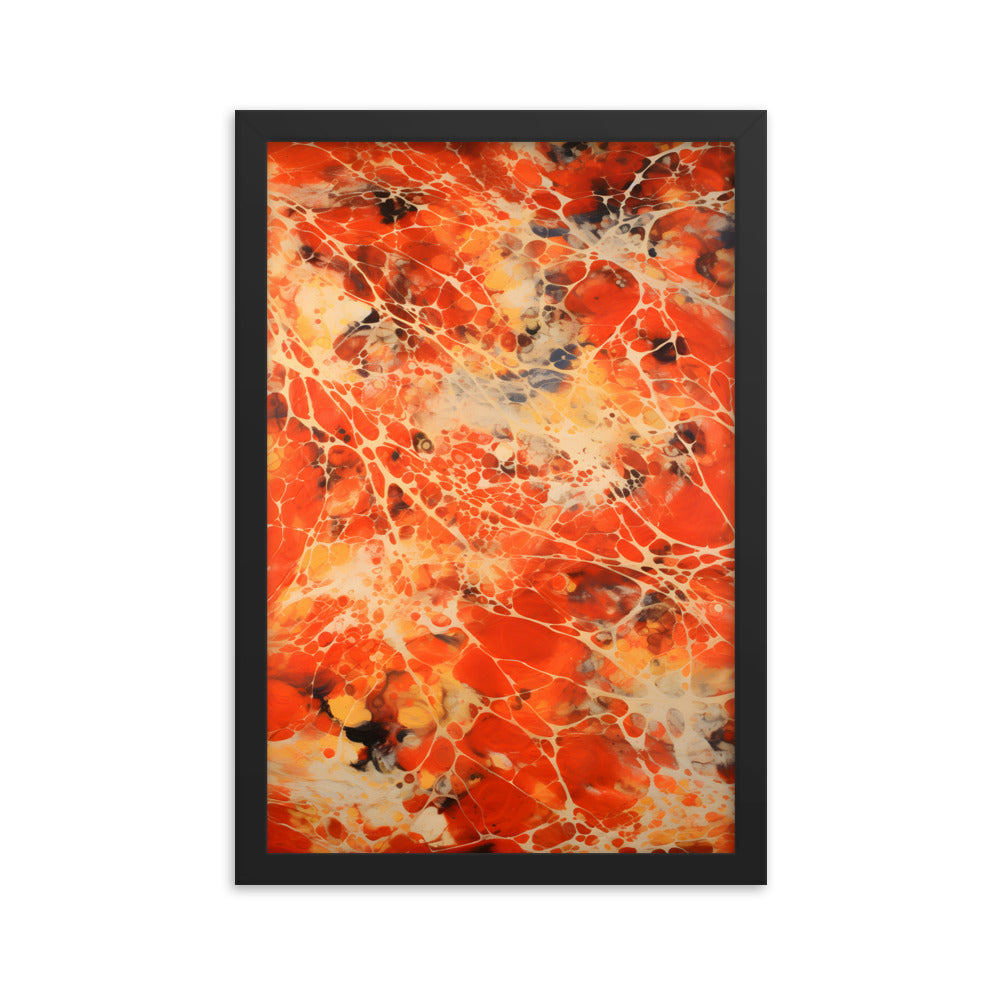 Inferno - Jackson Pollock Inspired Art Print