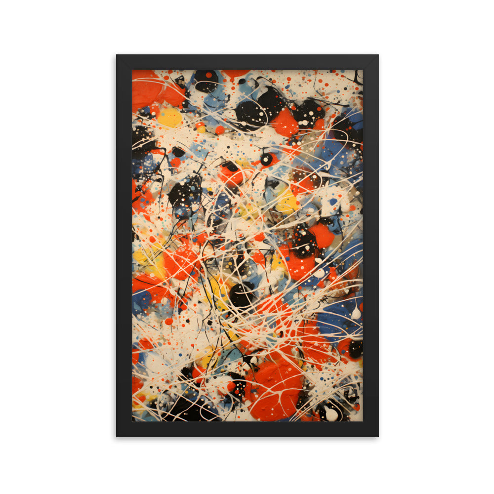 Cosmic Dance - Pollock Inspired Art Print