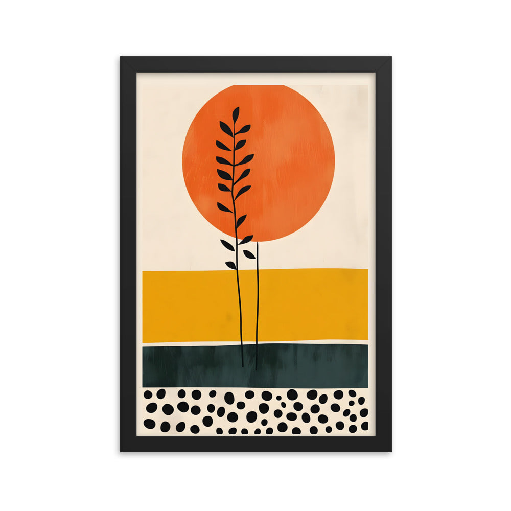 Wheat Field - Mid Century Modern Abstract Print