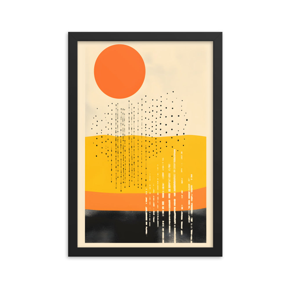 Texas Sun - Midcentury Modern Art Print