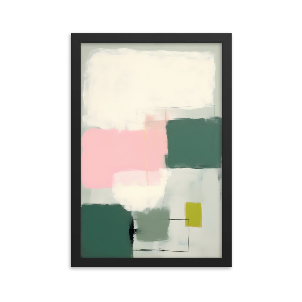 Chromatic Harmony: Contemporary Abstract Art Print