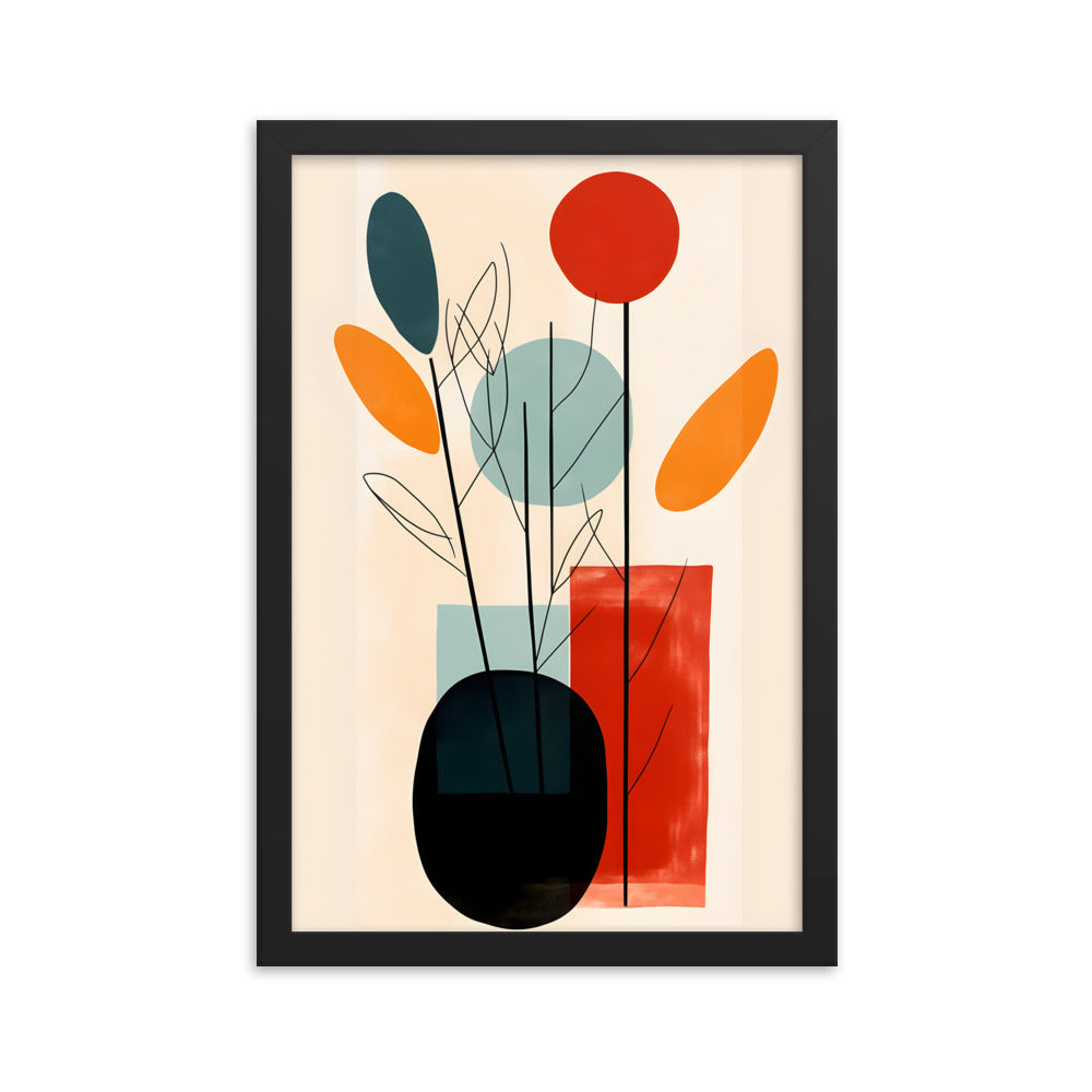 Blooming Melody - Matisse Inspired Floral Art Print