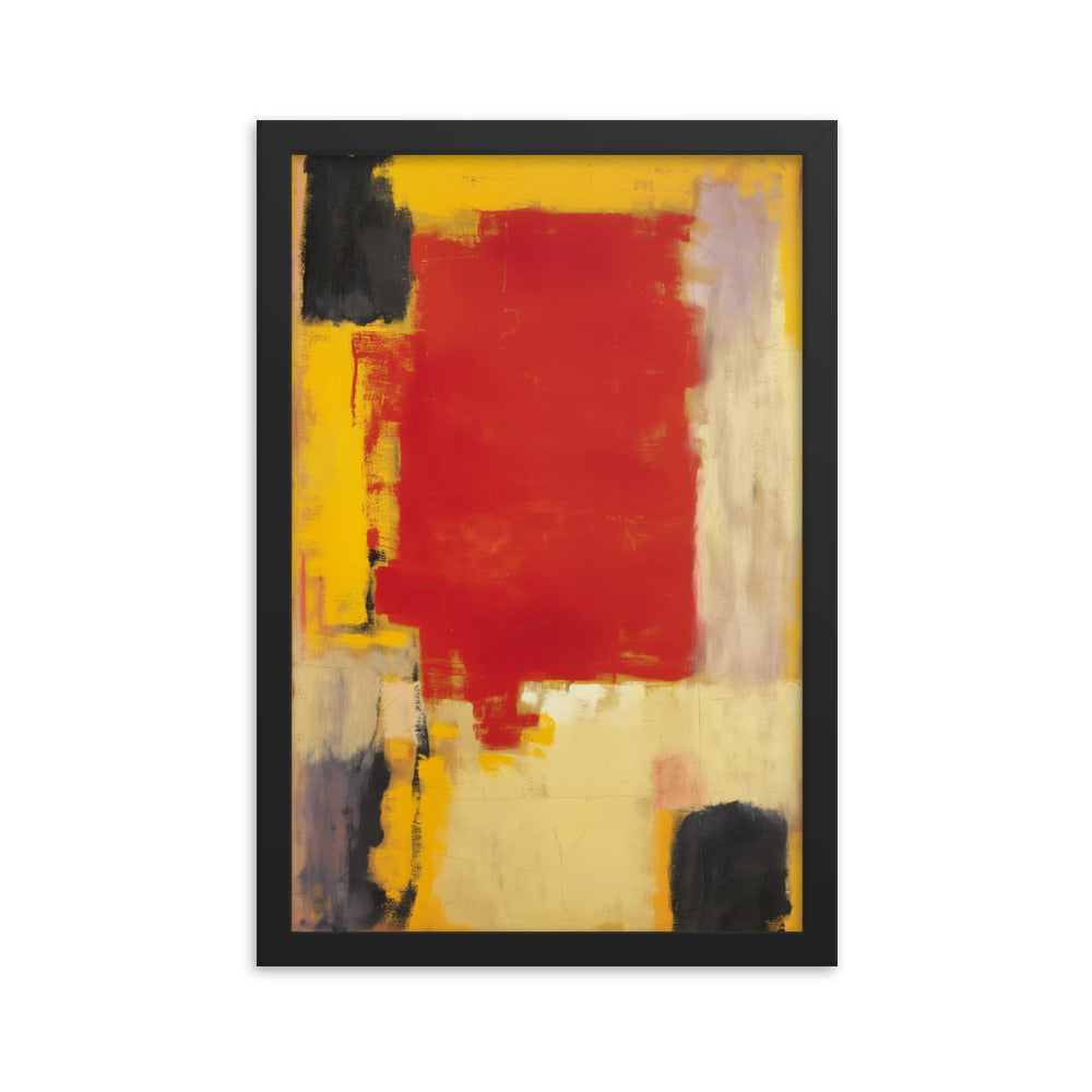 Embered Symphony - Rothko Inspired Art Print