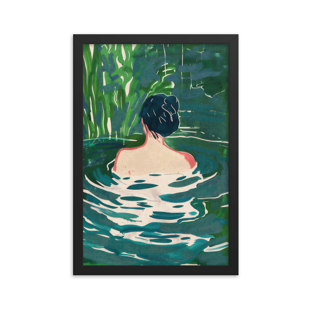 Aqua Elegance - Matisse Inspired Art Print