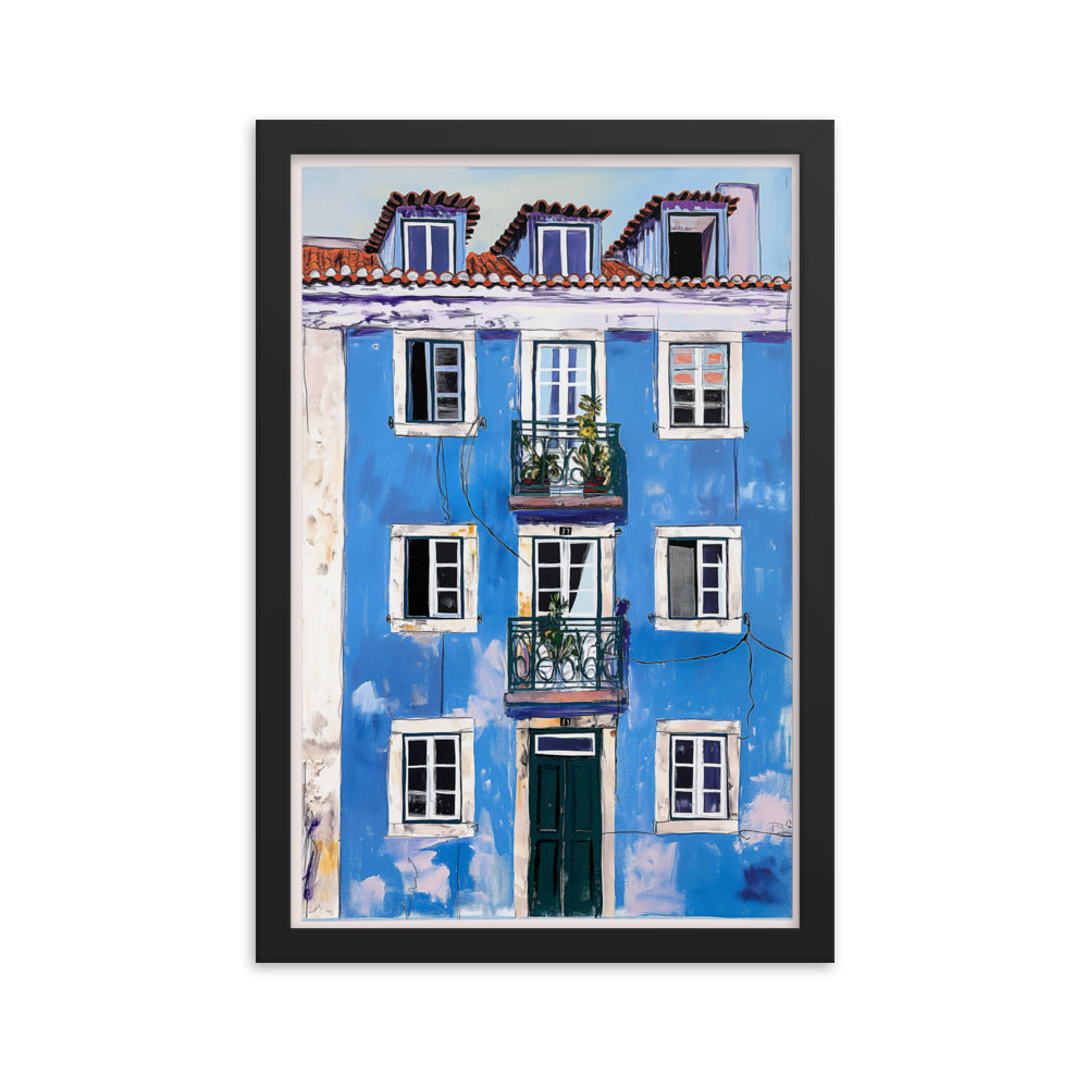 Lisbon Skyline Serenade - Graphic Art Print