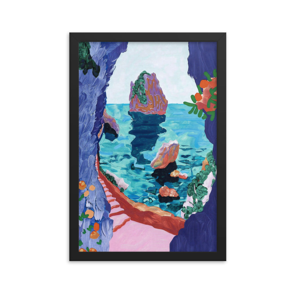 Coastal Chroma - Matisse Inspired Art Print