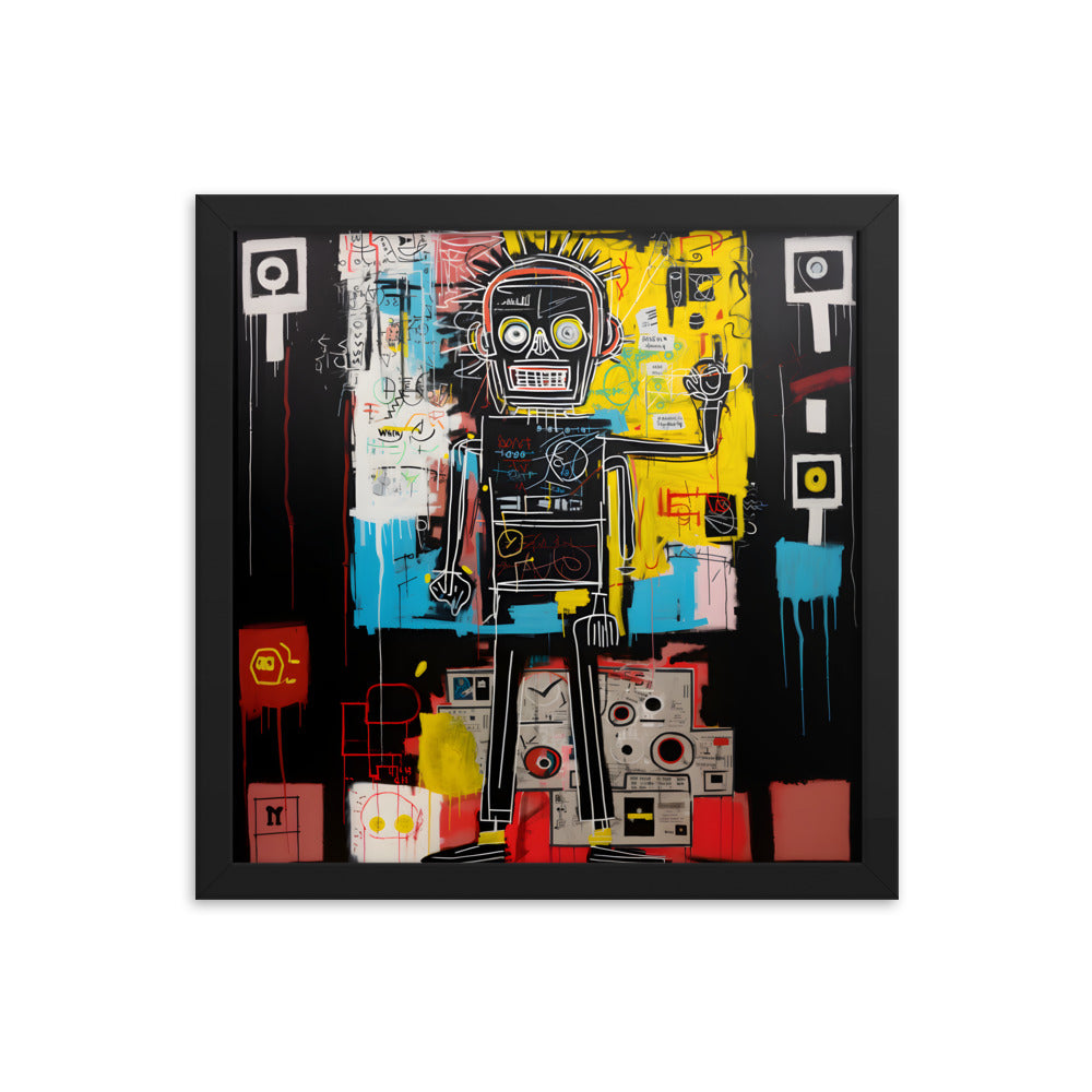 Basquiat Inspired Art Print: "Standing Strong"