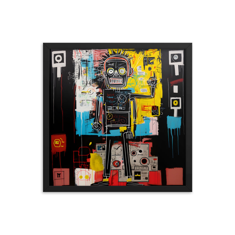 Basquiat Inspired Art Print: "Standing Strong"