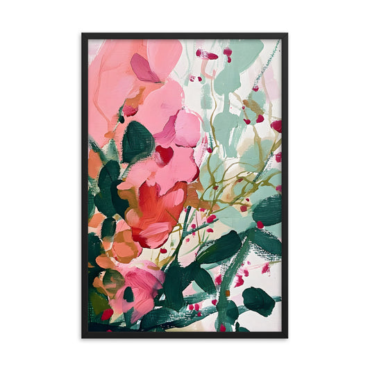 Chromatic Blooms - Damien Hirst Inspired Art Print