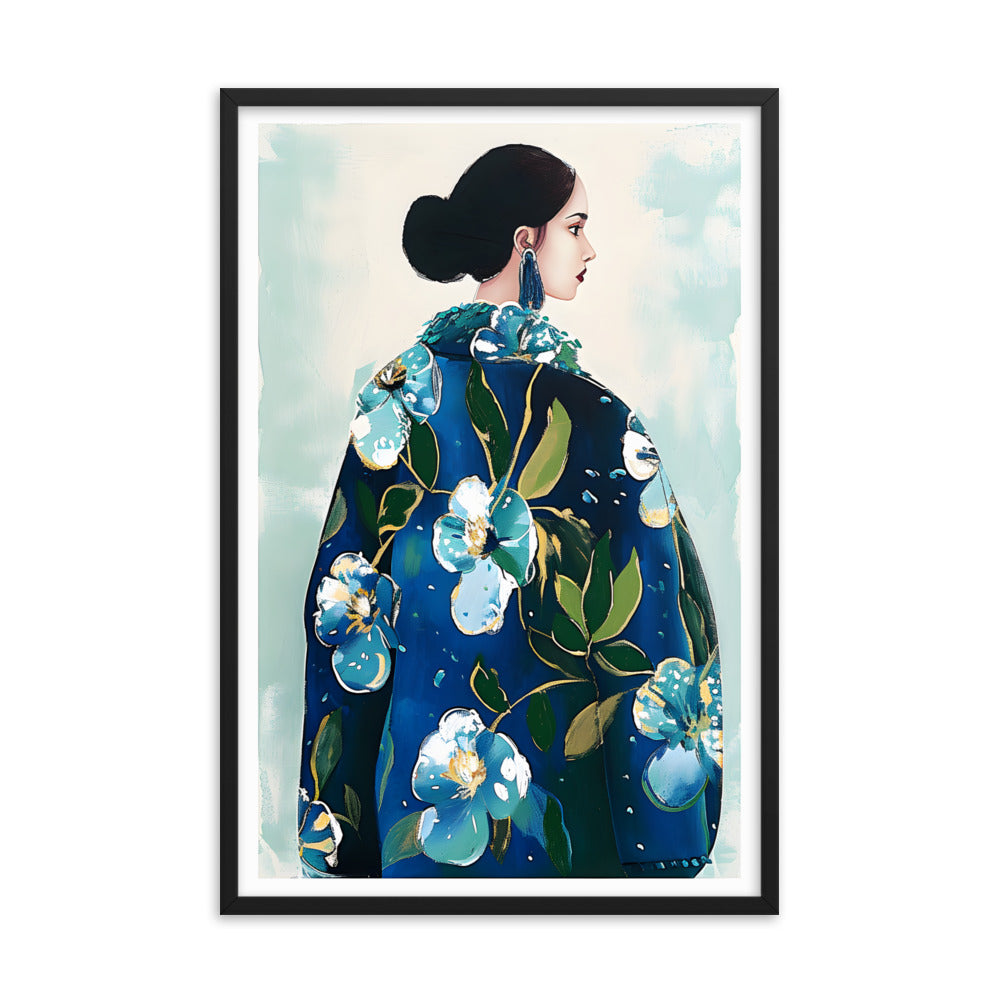 Silk & Flora - Abstract Art Print