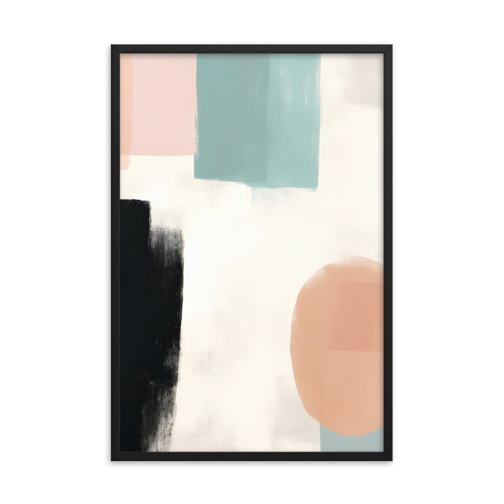 Pastel Mid-Century Harmony Art Print