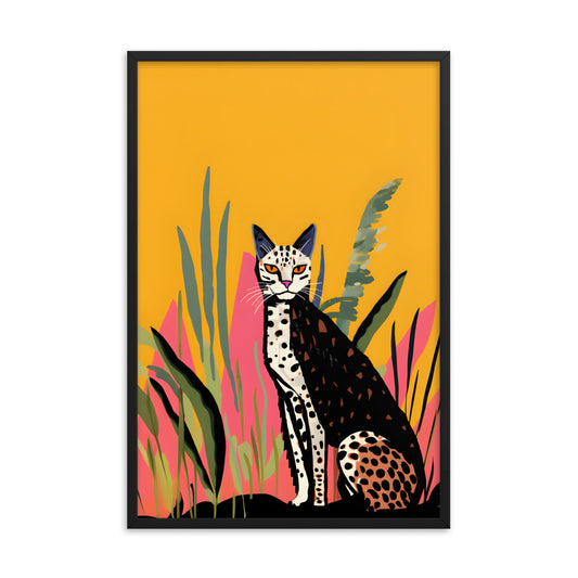 Savannah Cat - Abstract Art Print