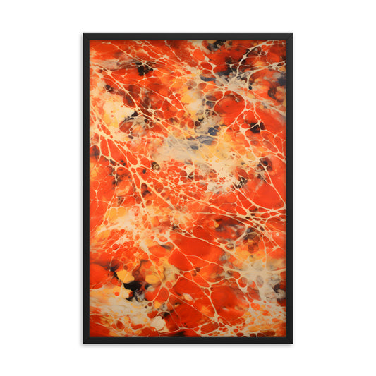 Inferno - Jackson Pollock Inspired Art Print