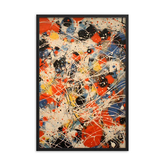 Cosmic Dance - Pollock Inspired Art Print