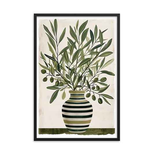 Potted Olives - Graphic Art Print