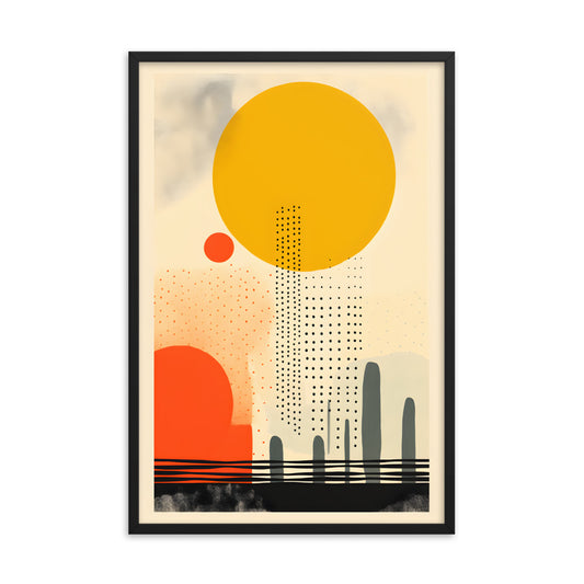 Sonoran Sun - Midcentury Modern Art Print