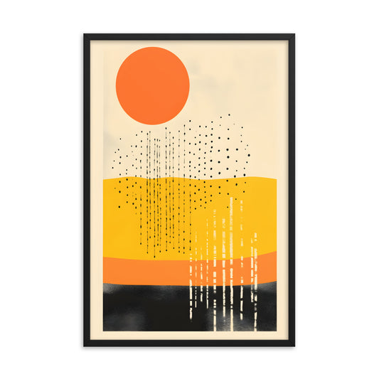 Texas Sun - Midcentury Modern Art Print