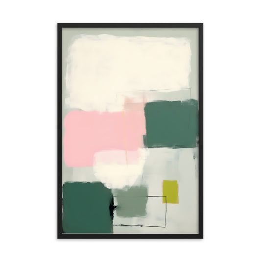 Chromatic Harmony: Contemporary Abstract Art Print