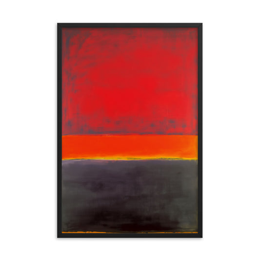 Embered Horizon - Rothko Inspired Art Print