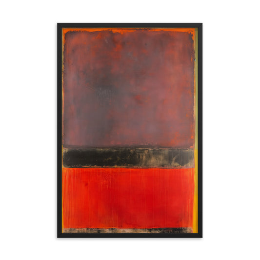 Midnight Serenade - Rothko Inspired Art Print