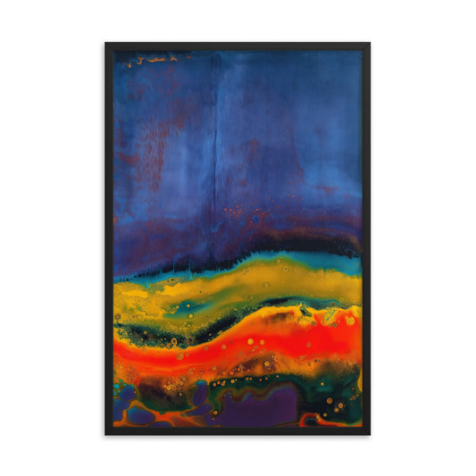 Thermal Symphony - Rothko Inspired Art Print