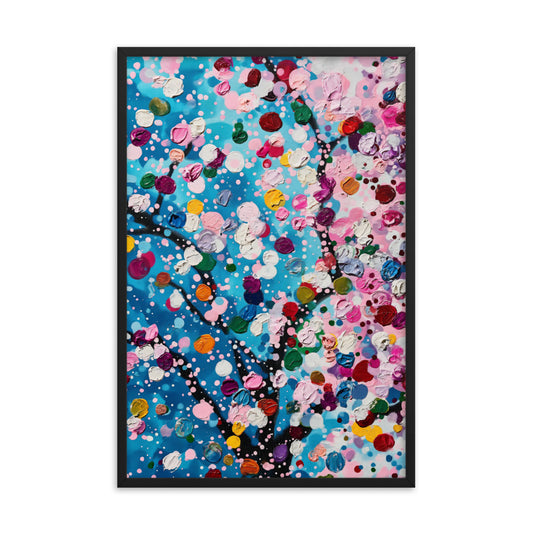 Blossom Burst - Damien Hirst Inspired Art Print