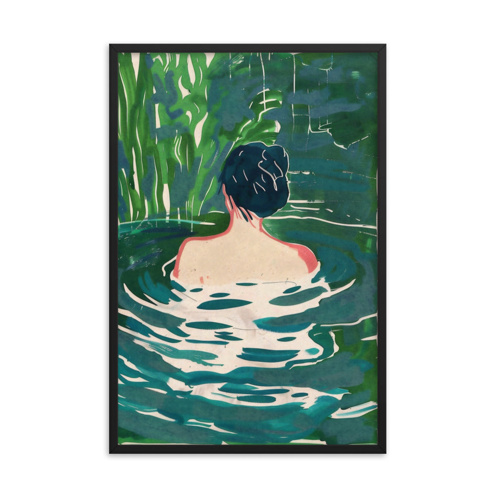 Aqua Elegance - Matisse Inspired Art Print