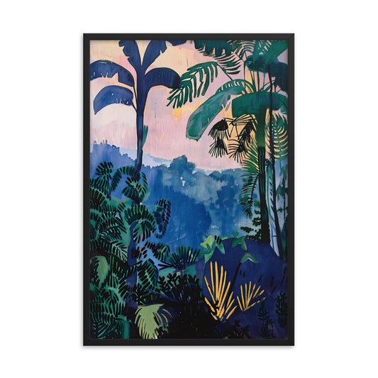 Colombian Jungle Twilight - Matisse Inspired Art Print