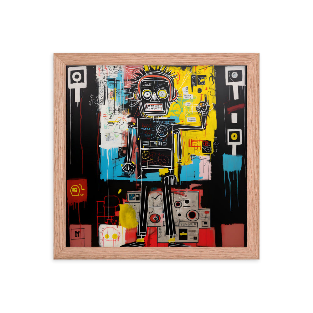 Basquiat Inspired Art Print: "Standing Strong"