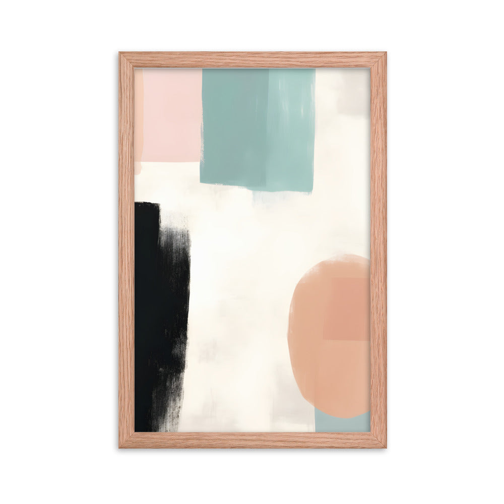 Pastel Mid-Century Harmony Art Print