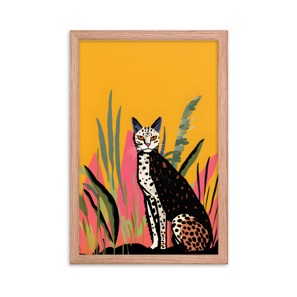 Savannah Cat - Abstract Art Print