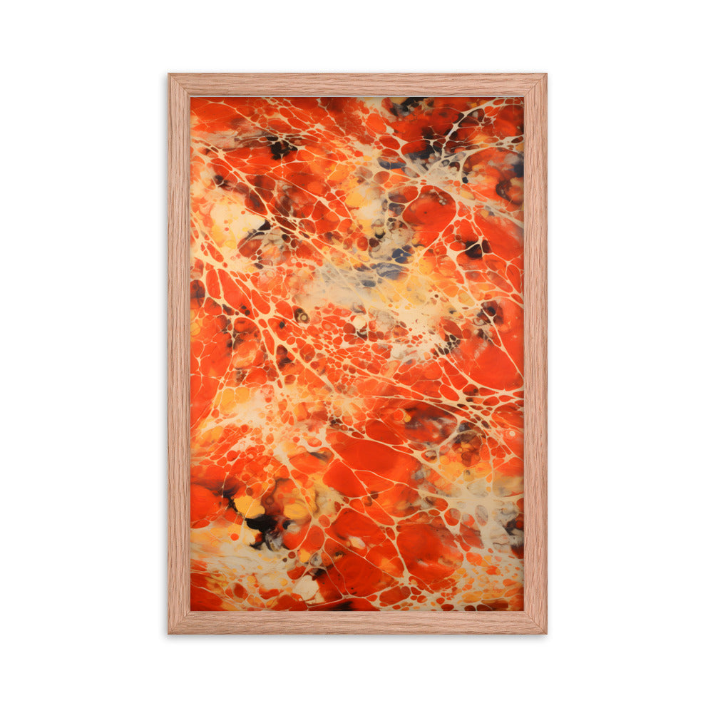 Inferno - Jackson Pollock Inspired Art Print