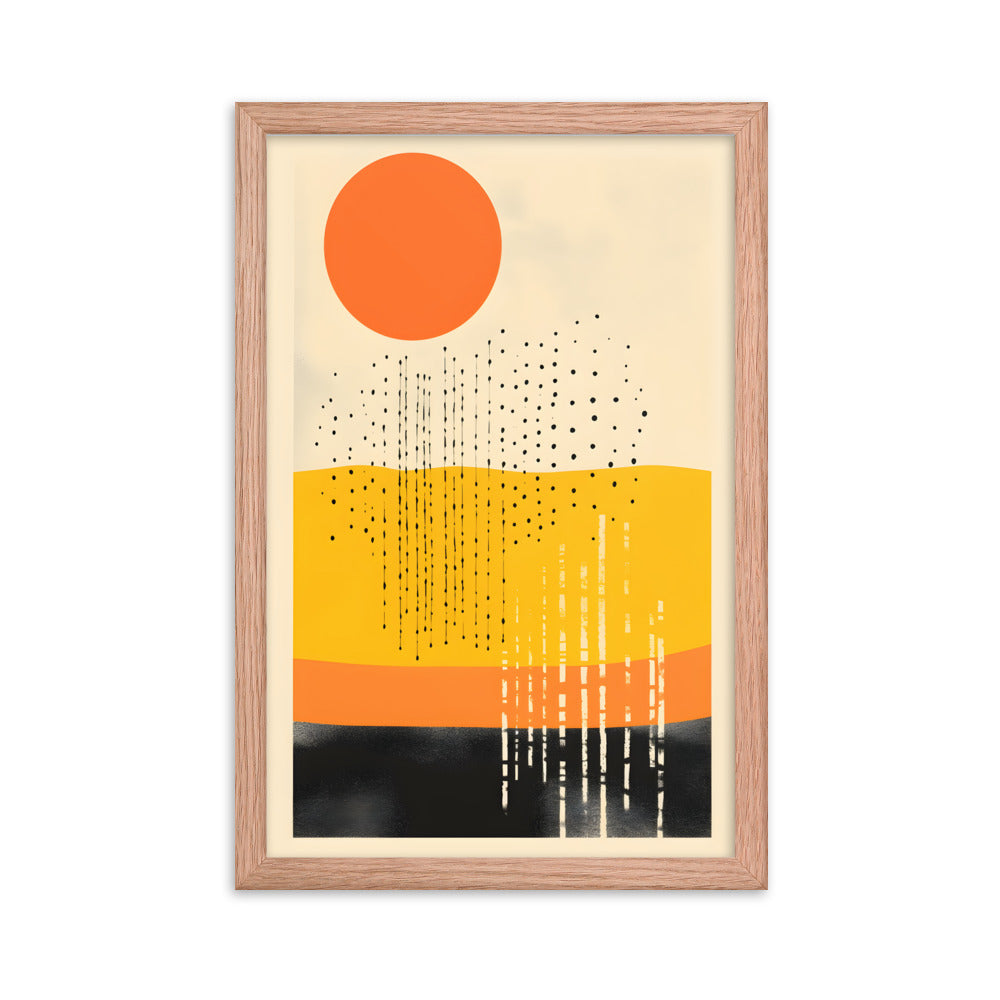 Texas Sun - Midcentury Modern Art Print