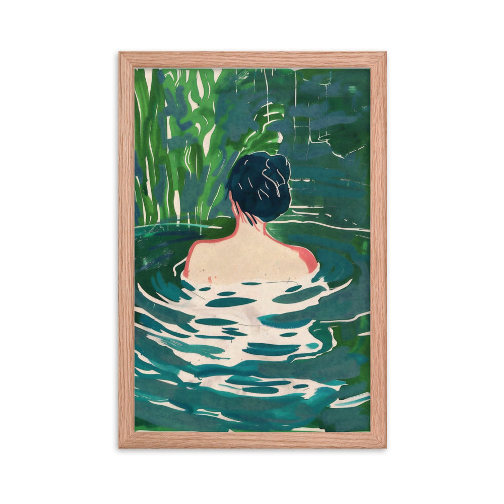 Aqua Elegance - Matisse Inspired Art Print