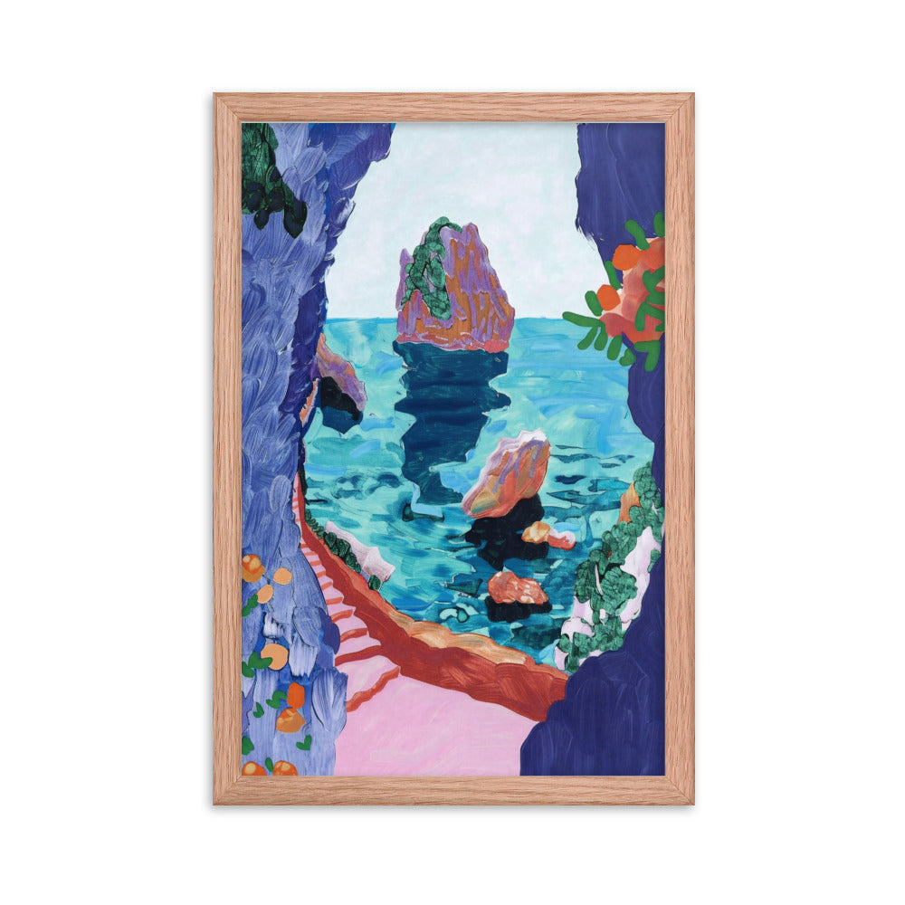 Coastal Chroma - Matisse Inspired Art Print