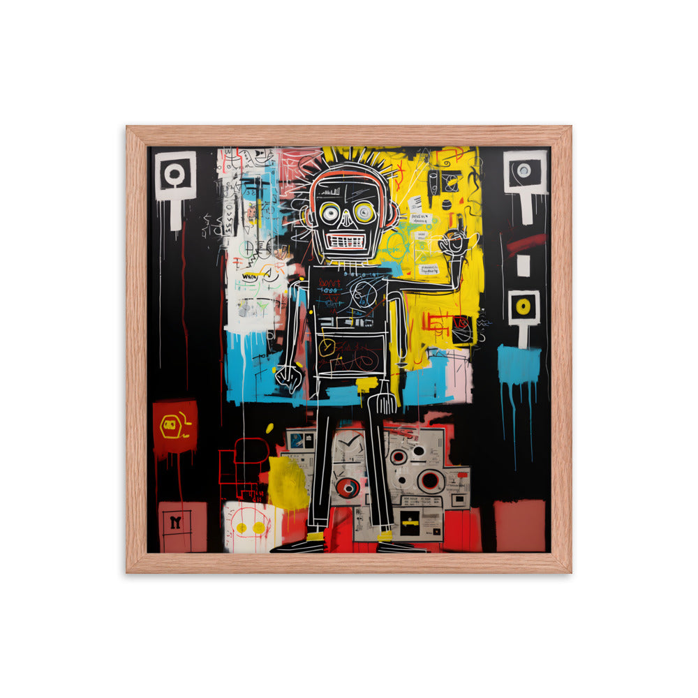 Basquiat Inspired Art Print: "Standing Strong"