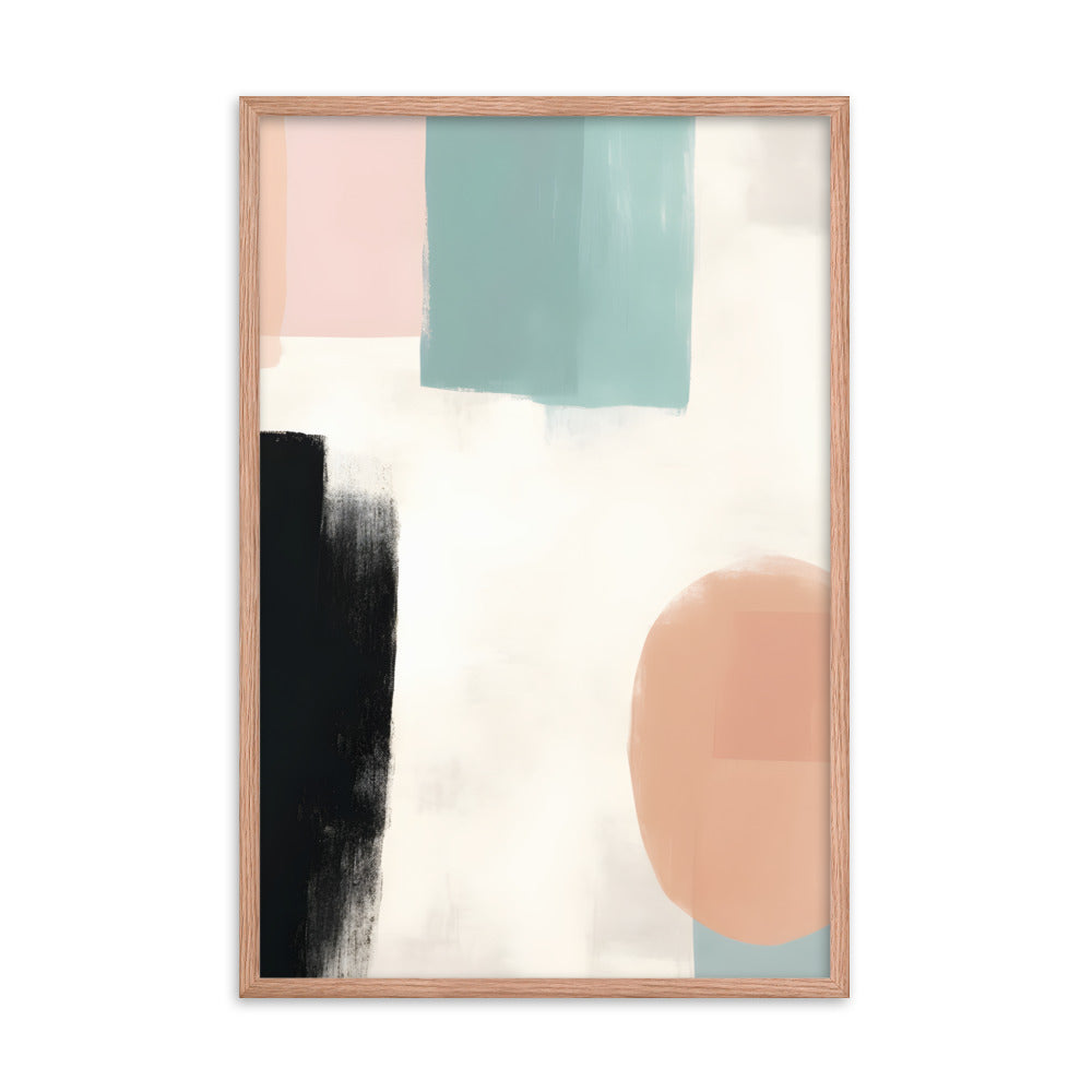 Pastel Mid-Century Harmony Art Print