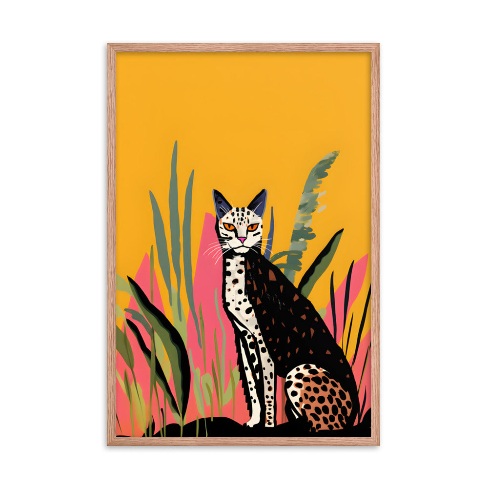 Savannah Cat - Abstract Art Print