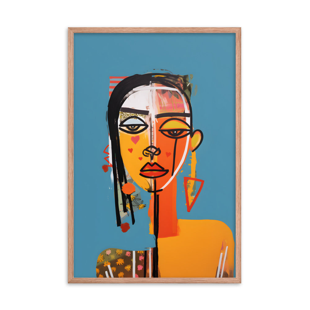 Radiant Woman 1 - Basquiat Inspired Art Print