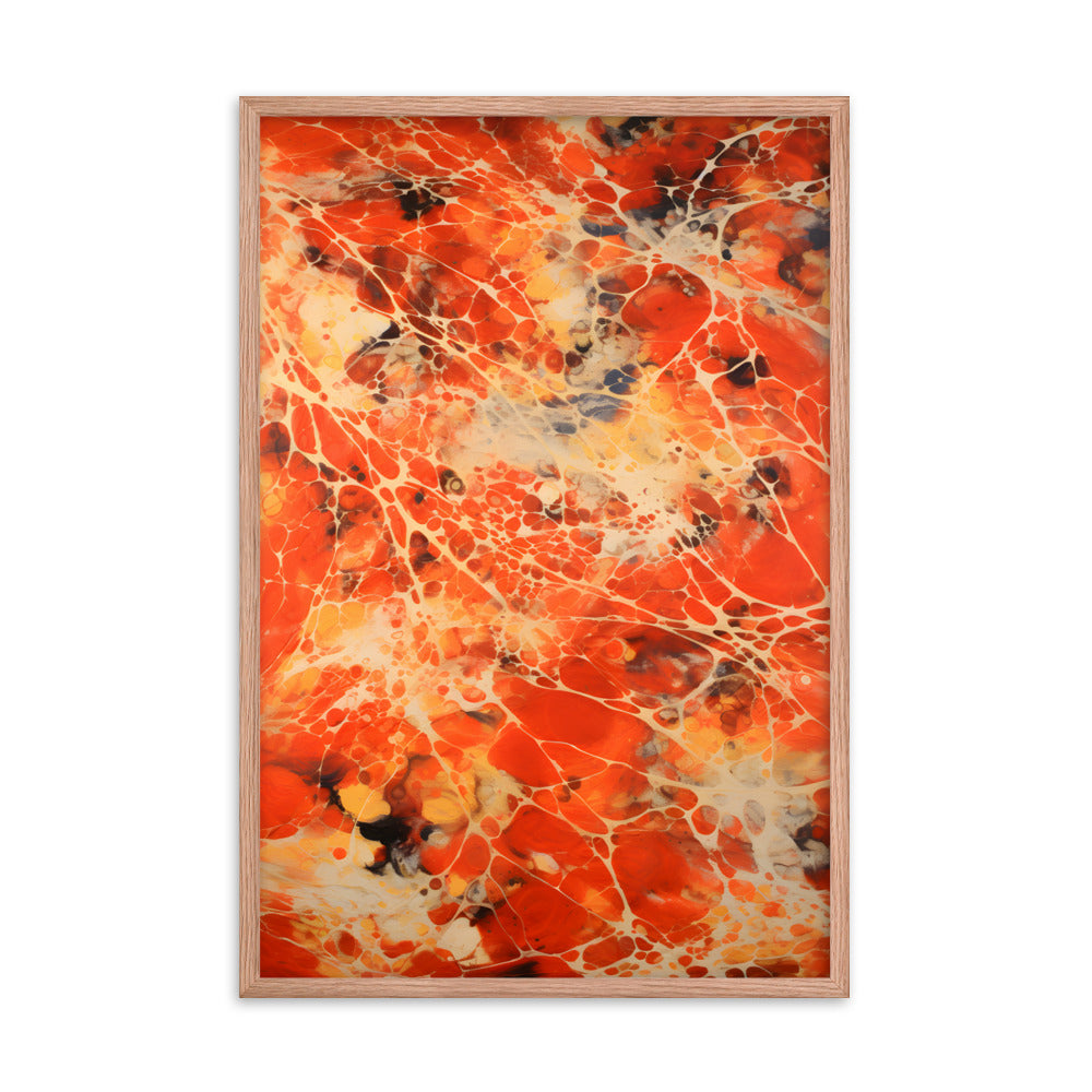 Inferno - Jackson Pollock Inspired Art Print